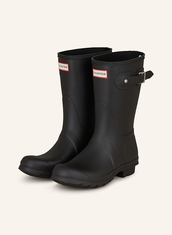 HUNTER Gummistiefel ORIGINAL SHORT HUNTER SCHWARZ