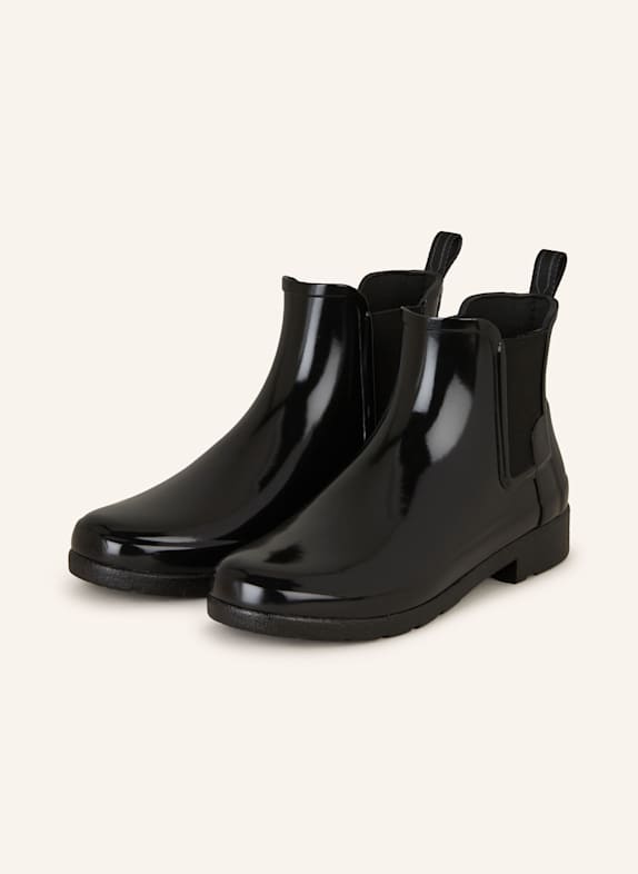 HUNTER Gummistiefel ORIGINAL REFINED SCHWARZ