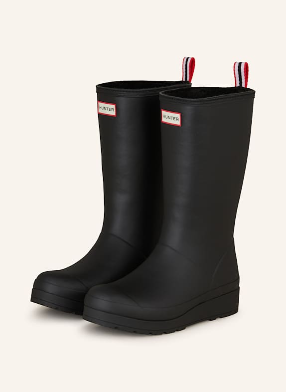 HUNTER Gummistiefel PLAY TALL INSULATED SCHWARZ
