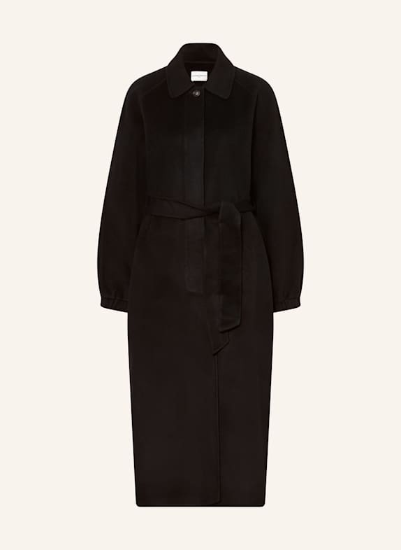 CLAUDIE PIERLOT Wollmantel SCHWARZ