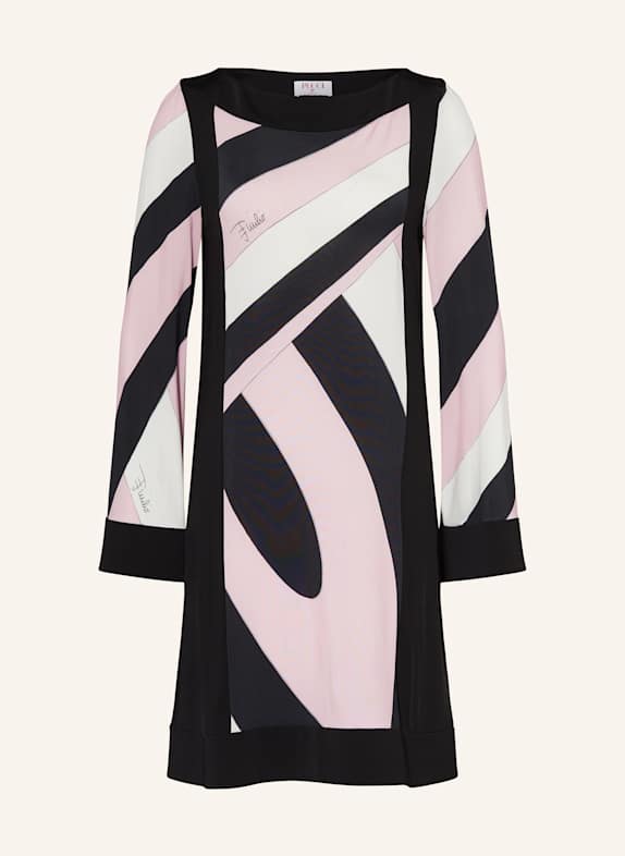 PUCCI Kleid SCHWARZ/ ROSA/ WEISS