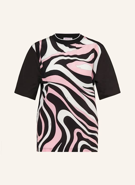 PUCCI Mäntel für Herren SCHWARZ/ WEISS/ ROSA