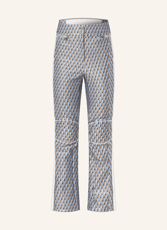 fusalp Softshell-Skihose CELIA DIAM HELLBLAU/ HELLBRAUN/ SCHWARZ