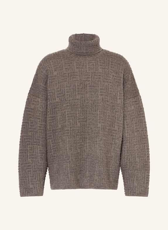 FEAR OF GOD Rollkragenpullover TAUPE