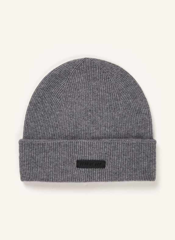 FEAR OF GOD Cashmere-Mütze GRAU