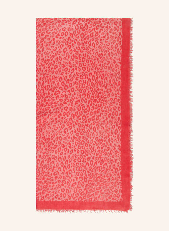 Mouleta Cashmere-Schal PINK/ HELLROT