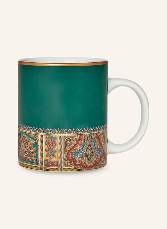 ETRO Home Henkelbecher DUNKELGRÜN/ DUNKELROT/ ORANGE