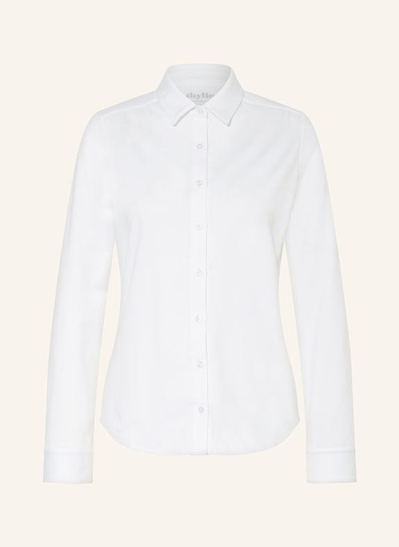 thylie Hemdbluse LAUREL aus Jersey WEISS