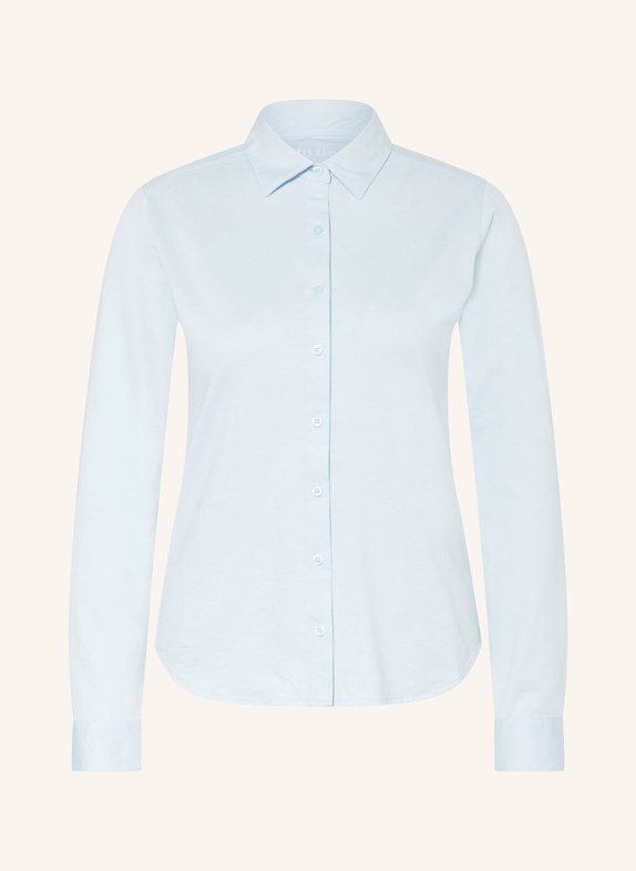 thylie Hemdbluse LAUREL aus Jersey HELLBLAU