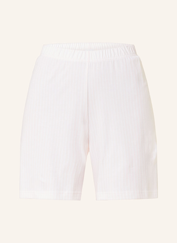 mey Schlafshorts Serie ADORABLE LINES HELLROSA/ WEISS