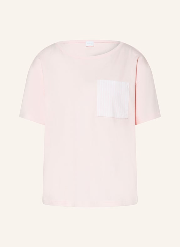 mey Schlafshirt Serie ADORABLE LINES HELLROSA