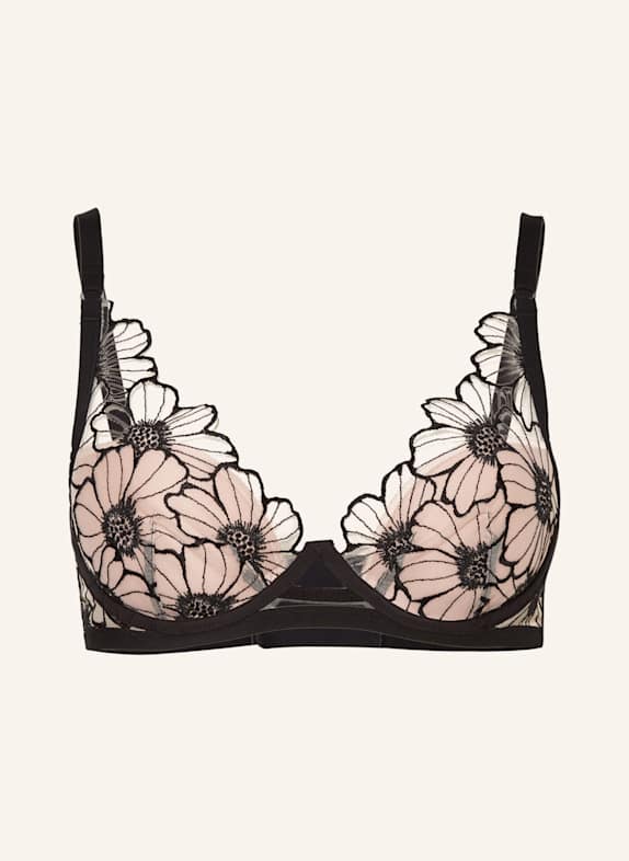 CHANTELLE Molded cup bra LUSH BLACK/ NUDE