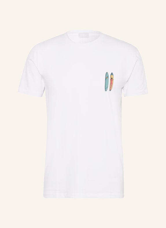 mey Schlafshirt Serie BEACH BOARD DREAMS WEISS