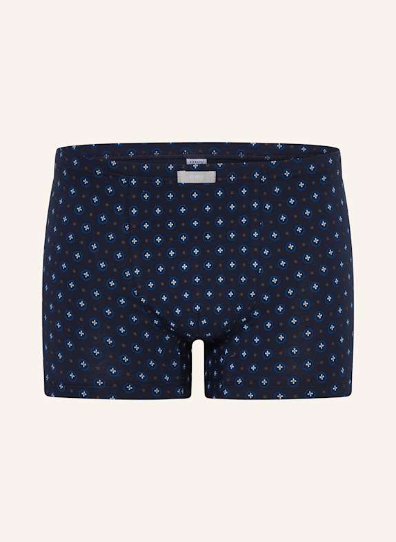 mey Boxershorts Serie BRILLIANT GEO DUNKELBLAU/ WEISS