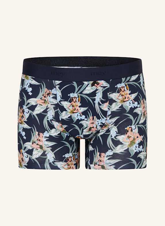 mey Boxershorts Serie TROPICAL BLISS DUNKELBLAU/ GRÜN