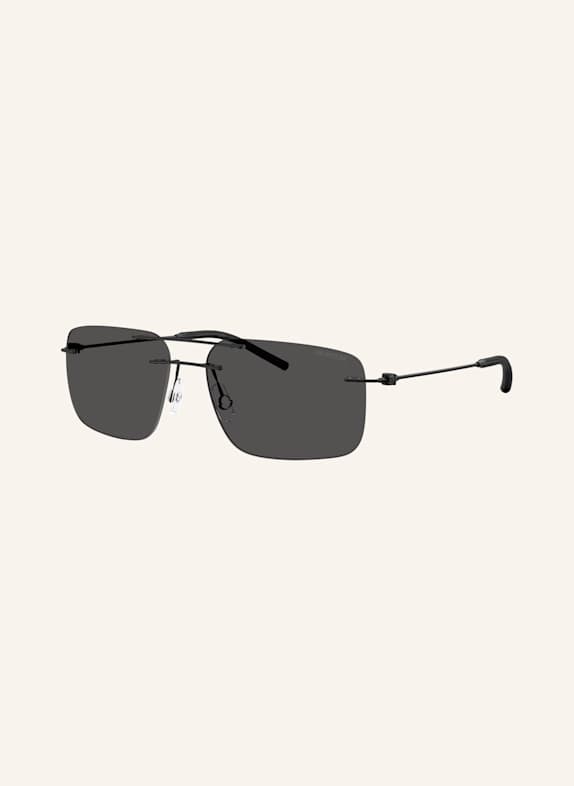 MONCLER Sonnenbrille ME4003 100187 - MATT SCHWARZ/ DUNKELGRAU