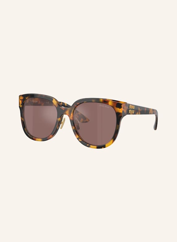 MIU MIU Sonnenbrille 1ZS VAU70D - HAVANA/ BRAUN VERSPIEGELT