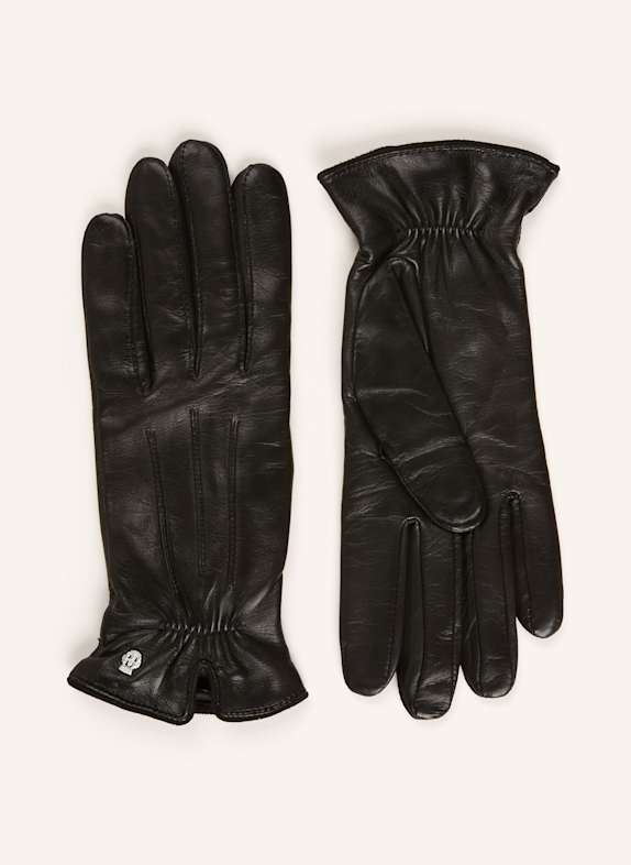 ROECKL Gloves in mixed materials BLACK