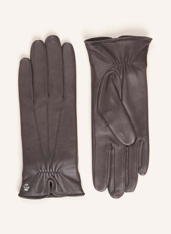 ROECKL Lederhandschuhe ANTWERPEN GRAU