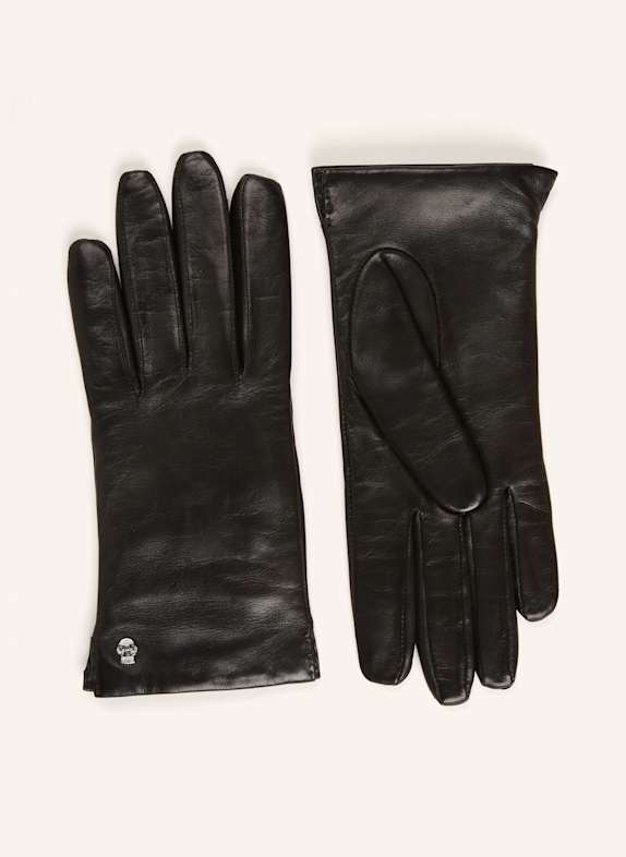 ROECKL Leather gloves EDELKLASSIKER BLACK