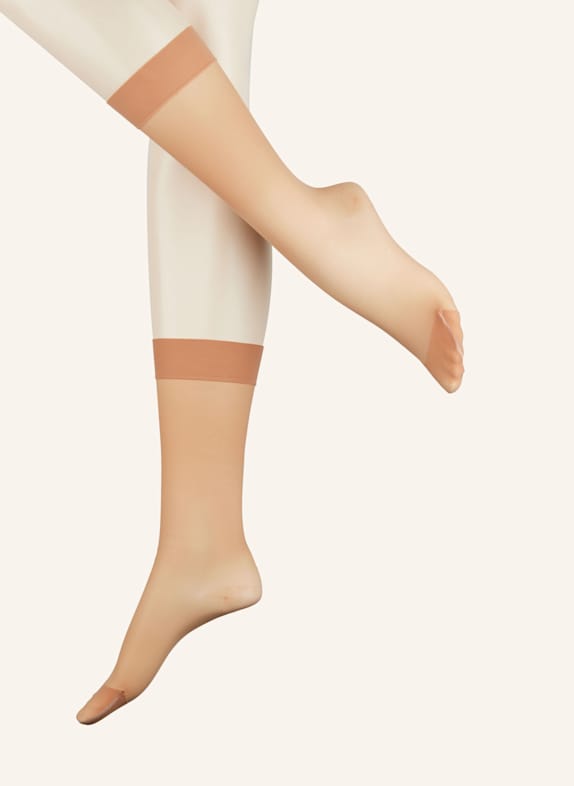 ITEM m6 Fein-Kniestrümpfe INVISIBLE 15 BEIGE
