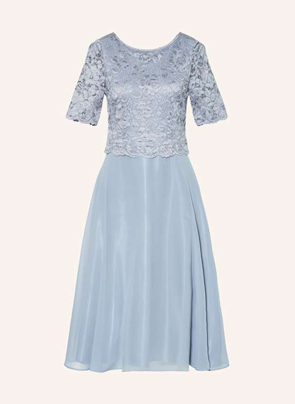 Vera Mont Cocktailkleid mit Spitzenbesatz HELLBLAU