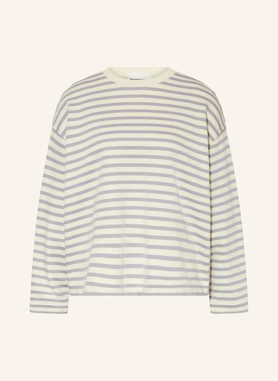 ARMEDANGELS Sweatshirt FRANKAA CREAM/ BLUE GRAY
