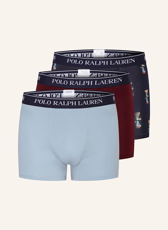POLO RALPH LAUREN 3er-Pack Boxershorts  DUNKELBLAU/ DUNKELROT/ HELLBLAU