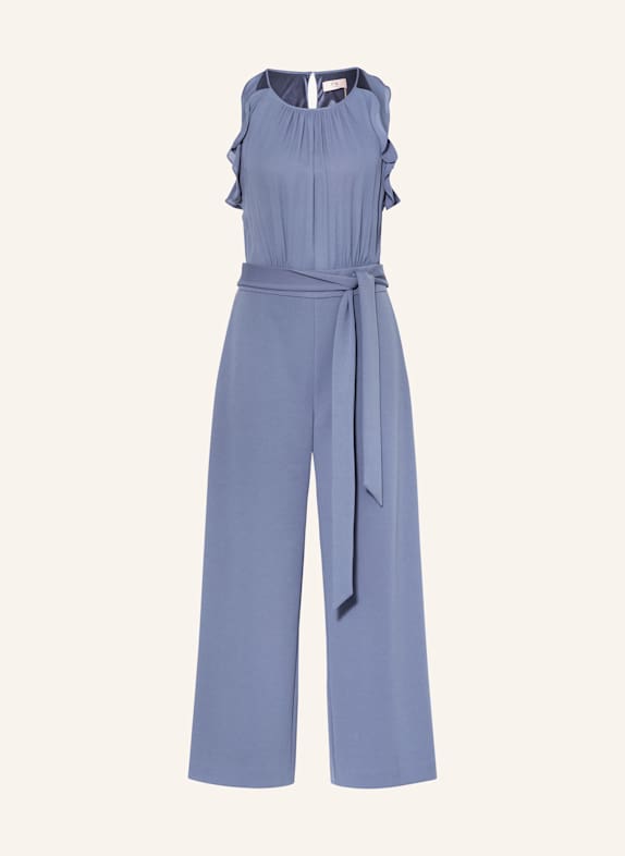 VM Vera Mont Jumpsuit mit Volants BLAUGRAU