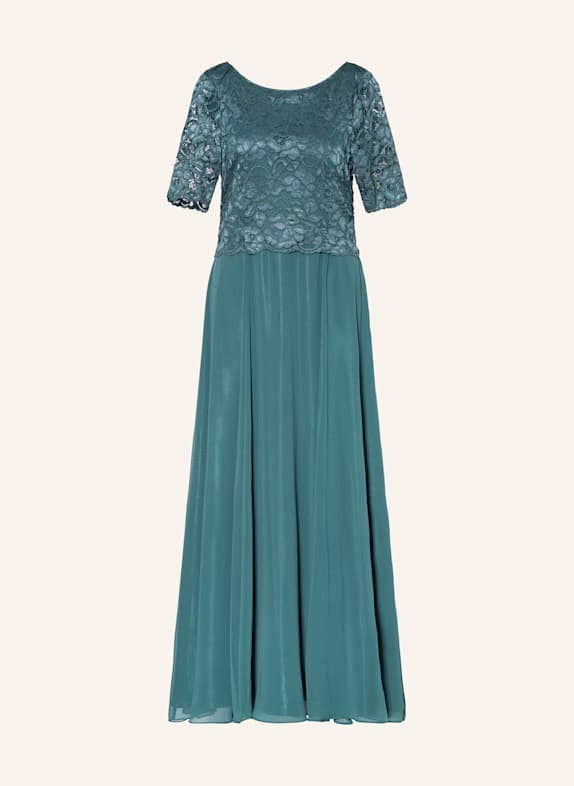 Vera Mont Abendkleid mit Spitze DUNKELGRÜN