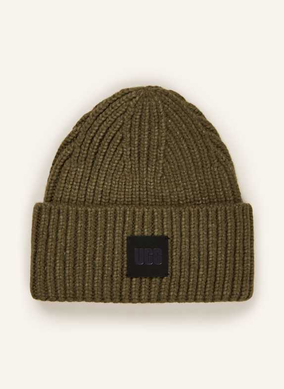 UGG Czapka  OLIWKOWY