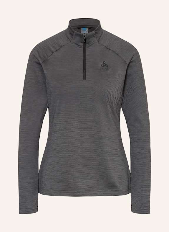 odlo round-neck silk T-shirt DARK GRAY/ GRAY