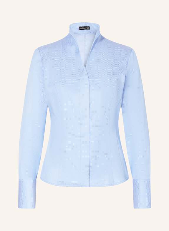 van Laack Bluse VL-ALICE-NOS HELLBLAU/ WEISS