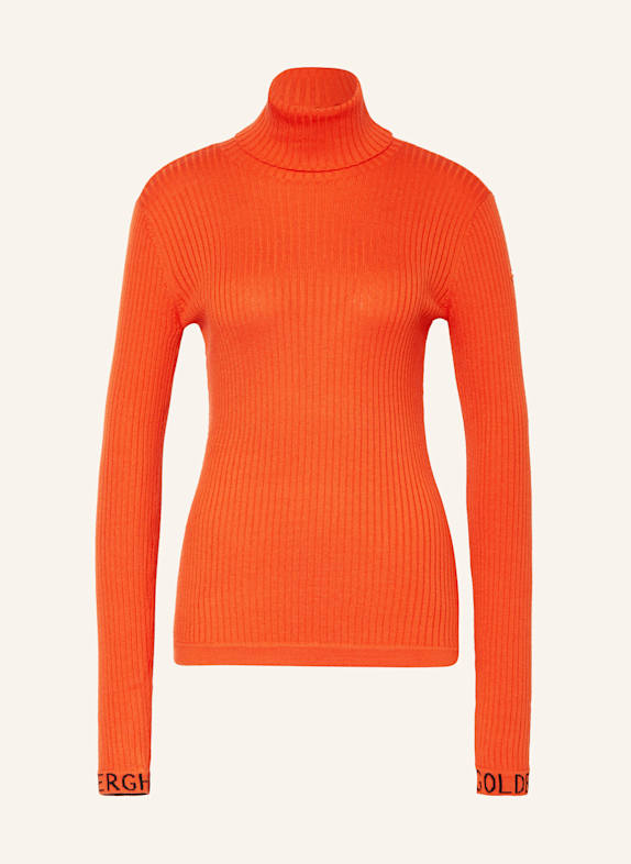 GOLDBERGH Rollkragenpullover MIRA ORANGE