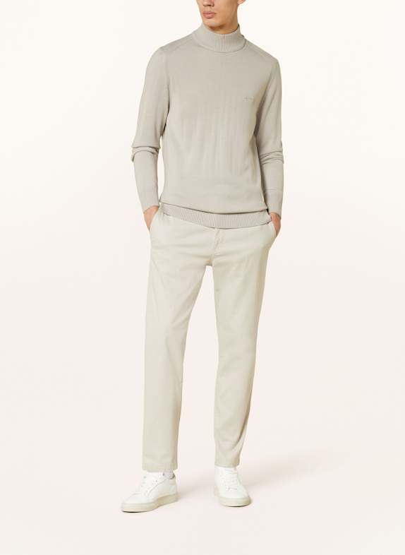 BOSS Sweter AVAC BEŻOWY