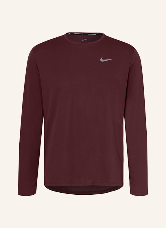 Nike Laufshirt MILER DUNKELROT