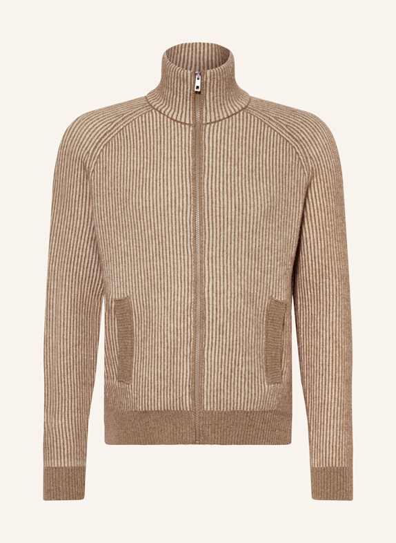 MAERZ MUENCHEN Strickjacke BRAUN/ BEIGE