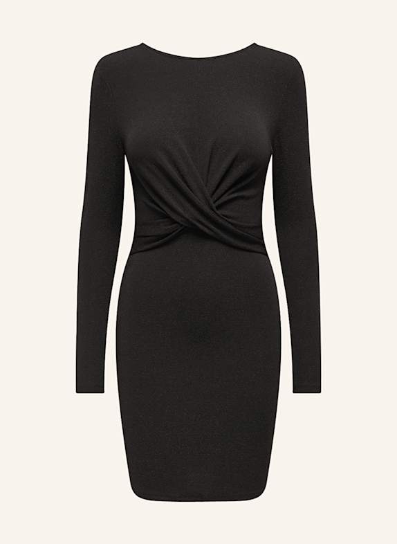 ONLY Jerseykleid mit Glitzergarn SCHWARZ