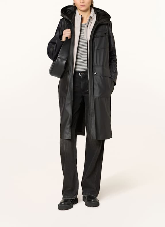 BARBOUR INTERNATIONAL 2-in-1-Regenmantel JADE SCHWARZ