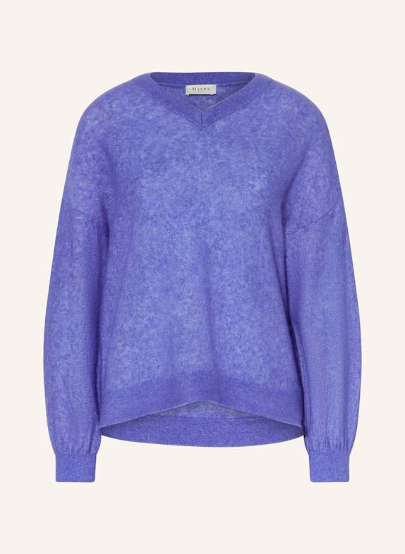 MAERZ MUENCHEN Pullover mit Alpaka BLAU