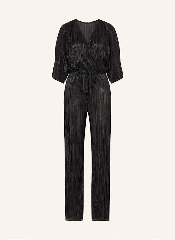 Ana Alcazar Jumpsuit mit 3/4-Arm in Wickeloptik SCHWARZ