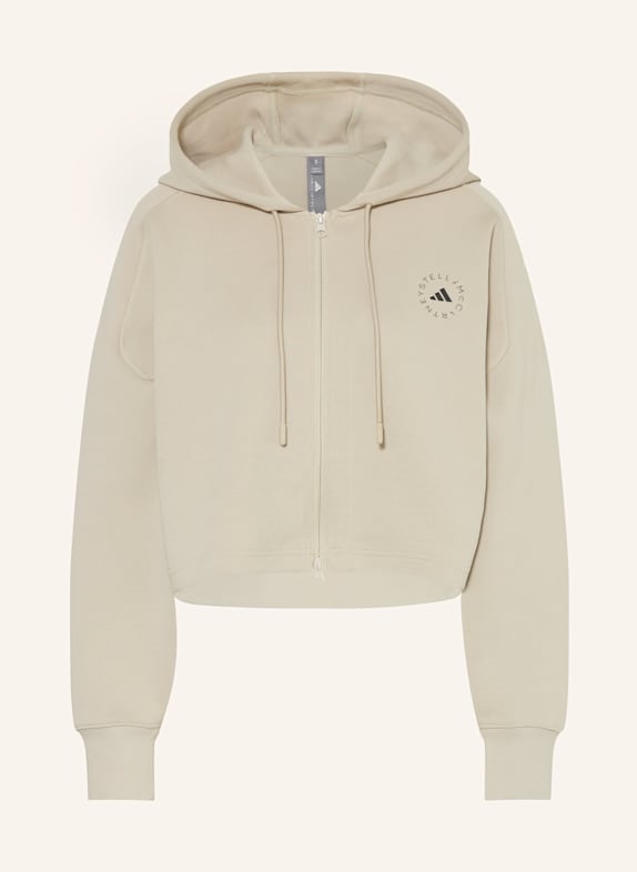 adidas by Stella McCartney Bluza rozpinana oversize BEŻOWY