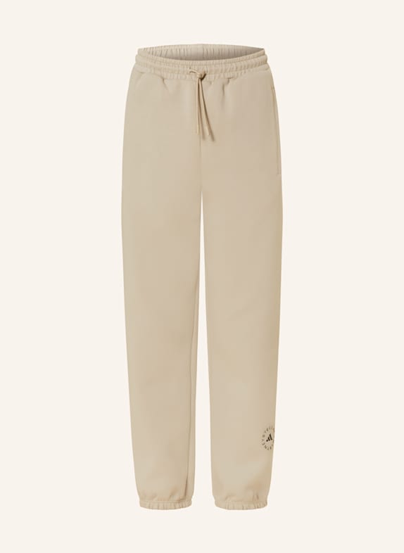 adidas by Stella McCartney Spodnie dresowe ADIDAS BY STELLA MCCARTNEY LOOSE BEŻOWY