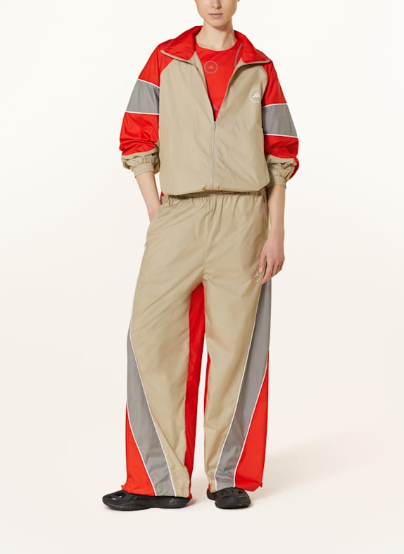 adidas by Stella McCartney Trainingsjacke ADIDAS STELLA MCCARTNEY BEIGE/ GRAU/ ROT