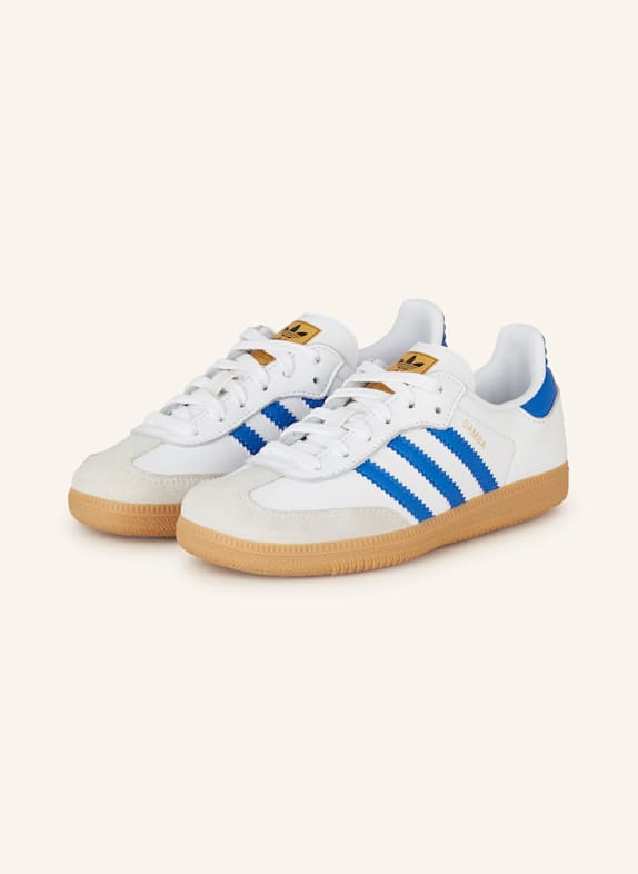 adidas Originals Sneaker SAMBA OG C WEISS/ BLAU/ HELLGRAU