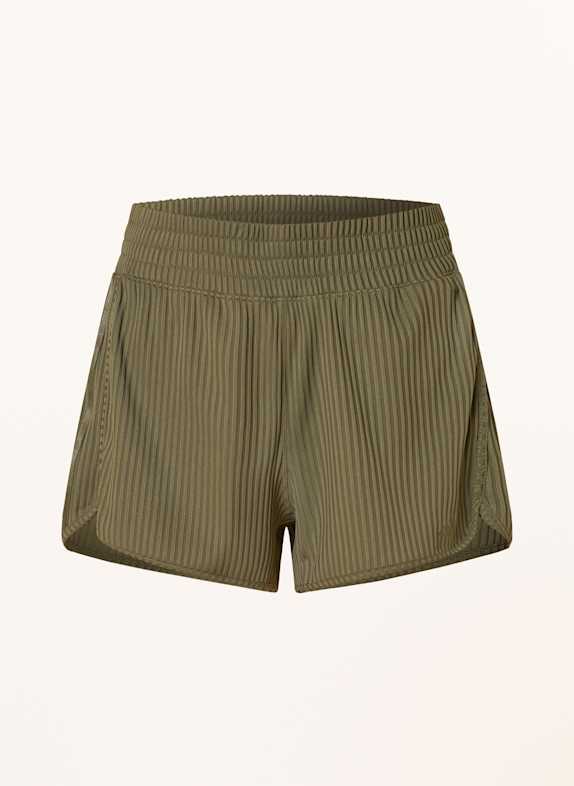 adidas Trainingsshorts PACER ALL GYM SEASONAL RIB OLIV