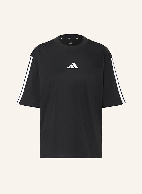 adidas T-shirt ESSENTIALS 3-STRIPES CZARNY