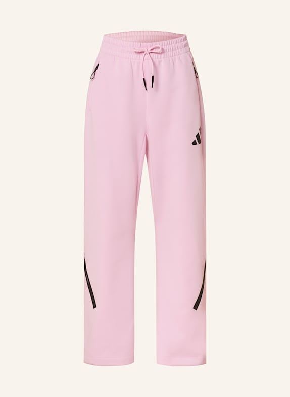 adidas Spodnie dresowe Z.N.E. RÓŻOWY/ CZARNY