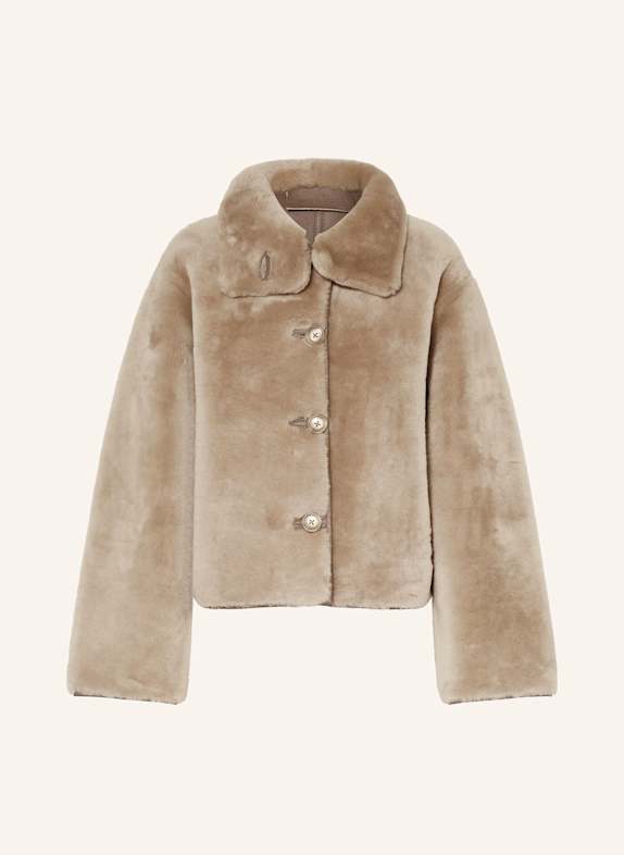 MRS & HUGS Jacke BEIGE/ TAUPE