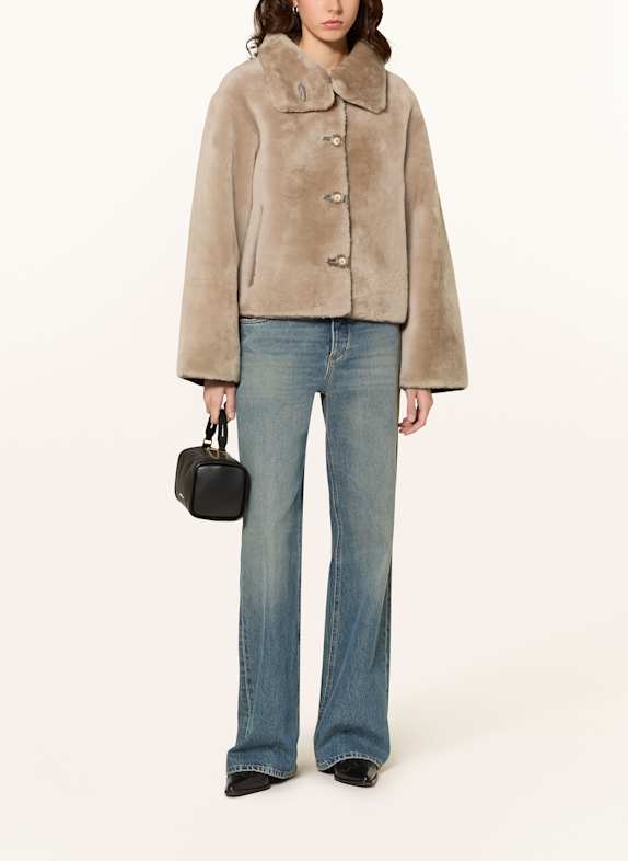 MRS & HUGS Jacke BEIGE/ TAUPE